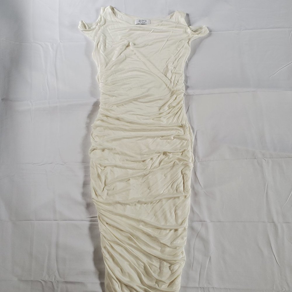 Off white slinky dress